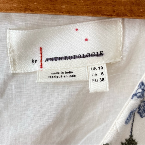 NWOT Lucienne Embroidered Maxi Dress by Anthropologie Size 6 - Picture 8 of 11